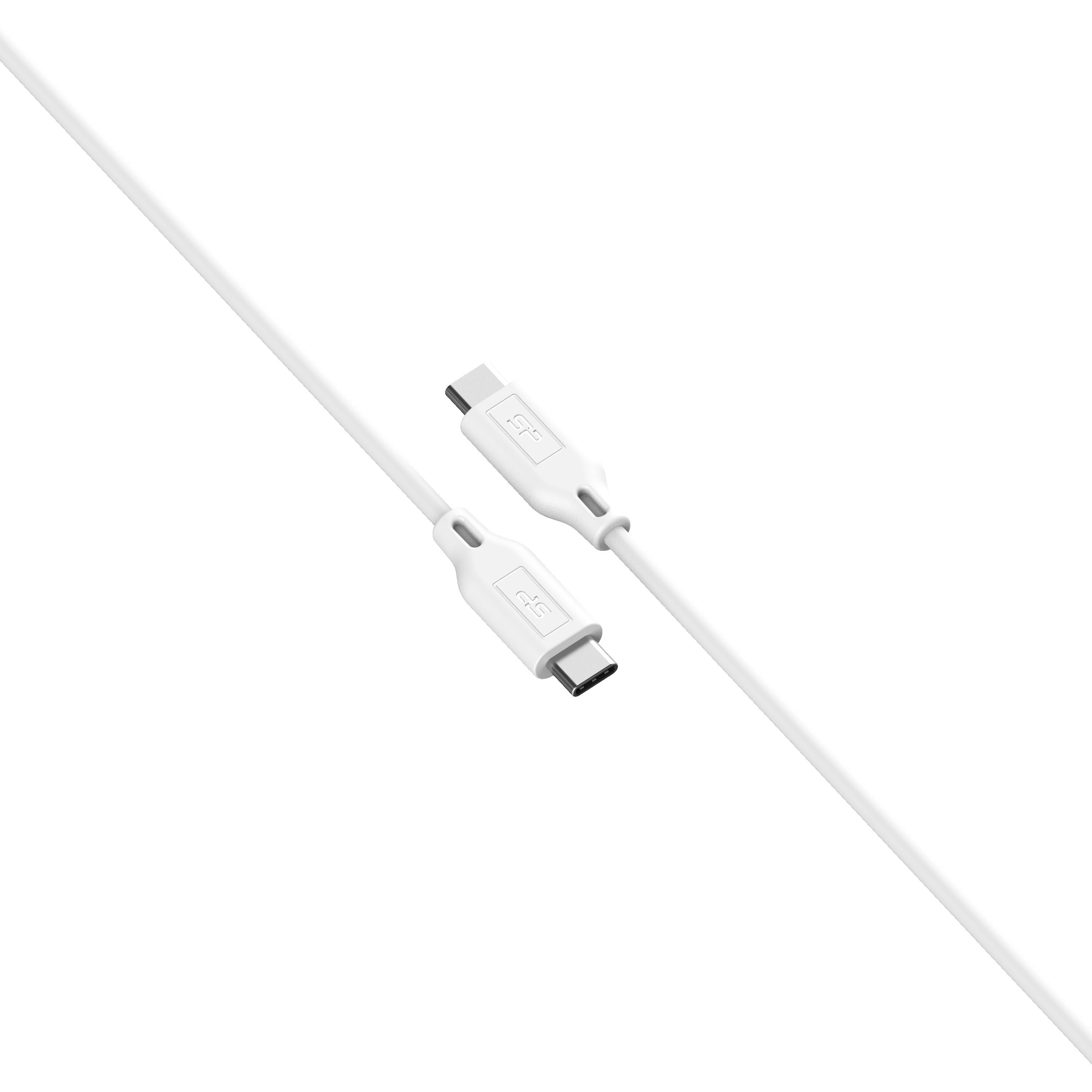 Silicon Power cable USB-C - USB-C Boost Link 1m, white (LK15CC)