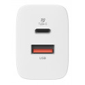 Silicon Power charger USB/USB-C QM16 20W, white