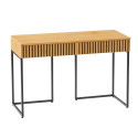 Desk HAMPTON 120x50xH79cm, melamine with oak bark