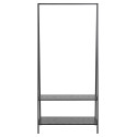 Clothes rack SEAFORD 77x37xH165cm, black