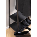 Clothes rack SEAFORD 77x37xH165cm, black