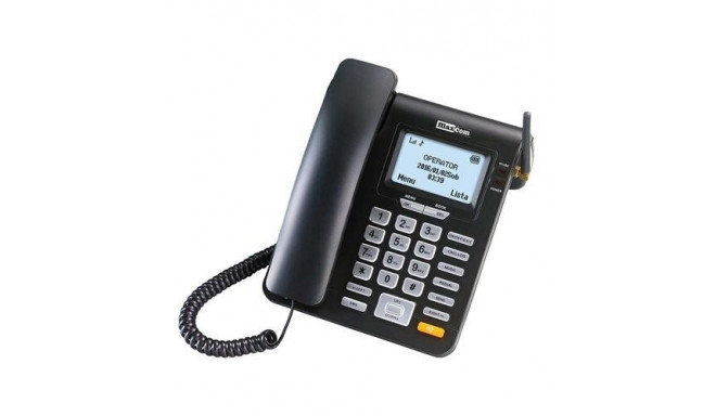MaxCom MM28D telephone DECT telephone Black