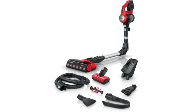 Bosch BCS711PET stick vacuum/electric broom Battery Dry Bagless 0.3 L Black, Red 3 Ah