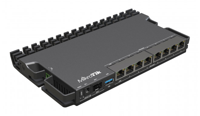 MikroTik RouterBOARD RB5009UPr+S+IN Wi-Fi-vaba ruuter-lüliti, rack-kinnitusega, 10/100/1000 Mbit/s E