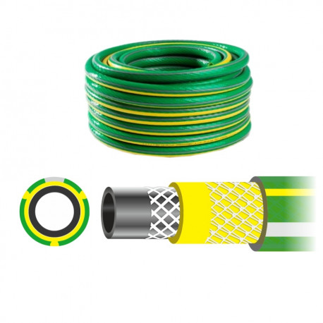 AWTOOLS PREMIUM GARDEN HOSE + 3/4" 25m 6 LAYERS