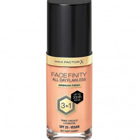 Meigi aluskreem Max Factor Facefinity Nº 77 Soft honey Nº 77-Soft Honey 30 ml