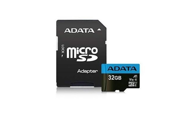 ADATA MEMORY MICRO SDHC 32GB W/ADAP./AUSDH32GUICL10A1-RA1