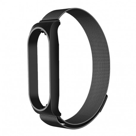 Kellarihm Metal Xiaomi Mi Band 5/6, must (01)