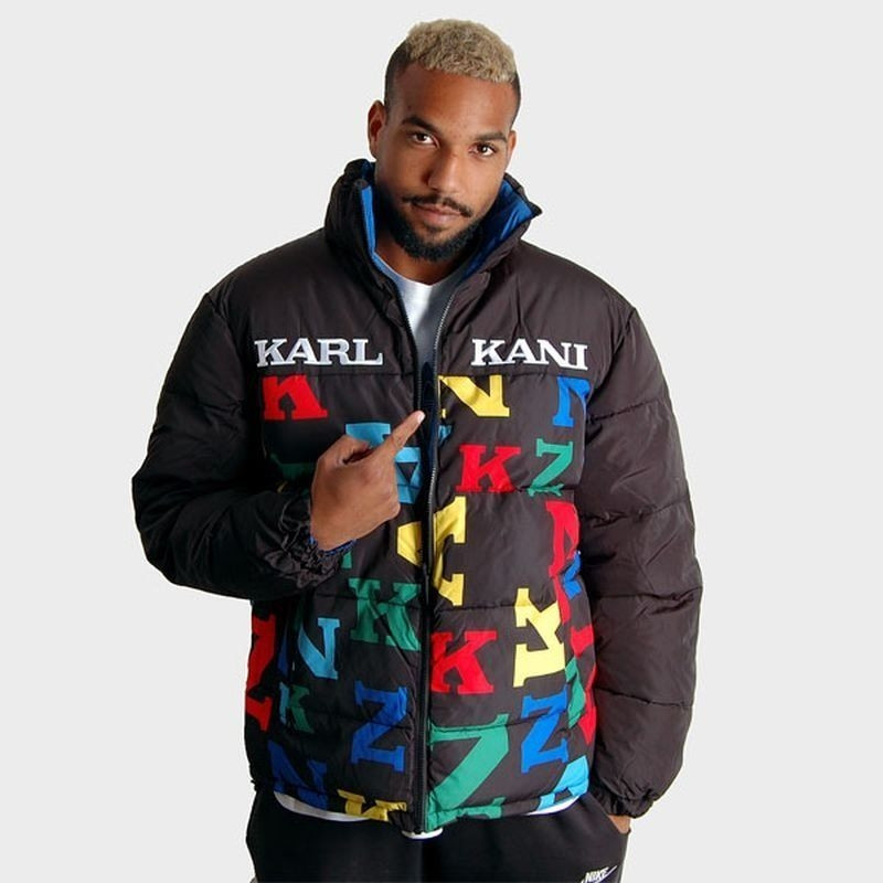 Karl Kani Retro Block Reversible Logo Puffer Jacket M 6076821 XL Jackets Photopoint.lv