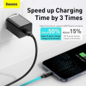 Baseus TZCCSUP-B01 Travel Charger set / Super Si 1C QC / Cable Type-C to Lightning 1m 20W