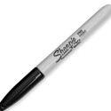 Marker permanent Sharpie Fine Point Black F, 1,4mm must