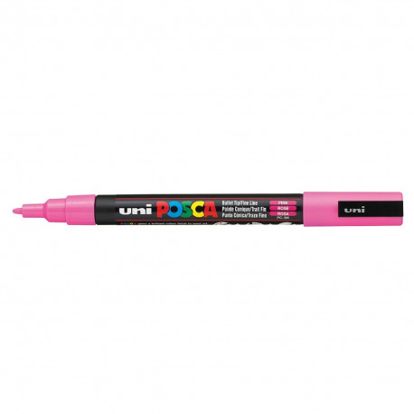 Marker UNI Posca PC3M, roosa, 0,9-1,3mm