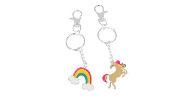 INCA LLAVEROS UNICORNIO-ARCOIRIS BFF lote 2 pz