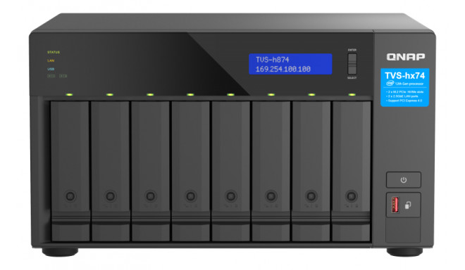 NAS TVS-h874-i5-32G 8x0HDD Intel core i5-12400 32G