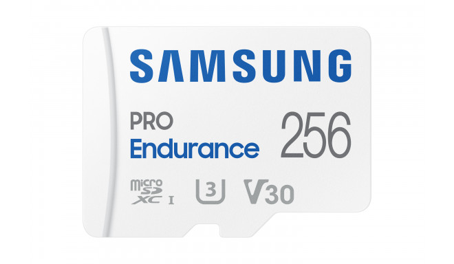 Samsung mälukaart microSDXC 256GB Pro Endurance + adapter (MB-MJ256KA/EU)