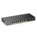 GS1100-10HP-EU0102F 120W PoE 8xGigabit 2xFiber Uplilk Switch