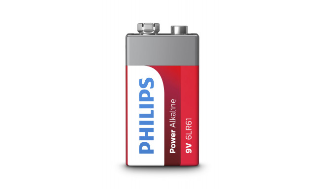 Philips patarei Power Alkaline 9V LR61 1tk