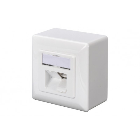 Cat.5e Shielded Dual RJ45 LSA Wall Outlet