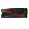 SSD|SAMSUNG|990 PRO with Heatsink|4TB|M.2|PCIe Gen4|NVMe|TLC|Write speed 6900 MBytes/sec|Read speed 