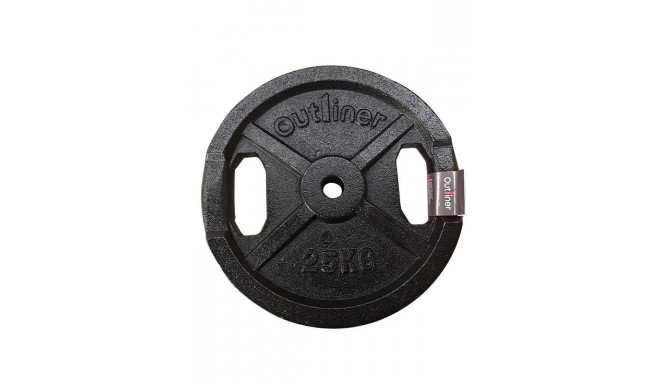 25KG CAST IRON PLATE WITH TWO HAND GRIPS