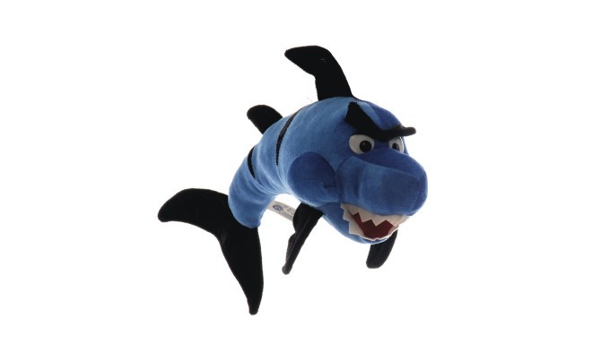 Blue shark mascot 70 cm