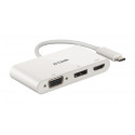 D-Link 3-in-1 USB-C to HDMI/VGA/DisplayPort A