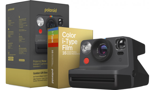 Polaroid Now Gen 2 Everything Box Golden Moments Edition, must