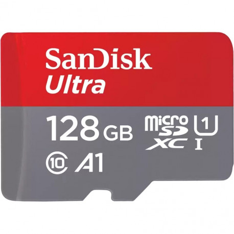 "CARD 128GB Sandisk Ultra microsdxc 140MB/s +Adapter"