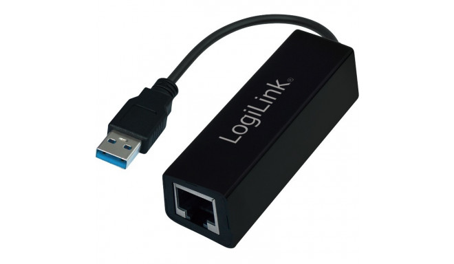 "LogiLink USB 3.0 > RJ45 (ST-BU) Adapter Schwarz"