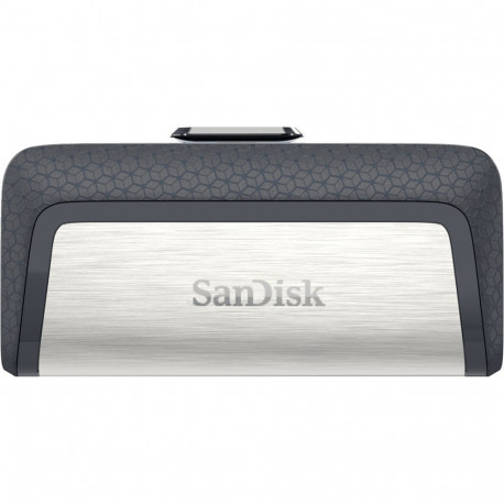 Sandisk mälupulk Ultra Dual Drive 64GB USB 3.1 Type-A/Type-C, must/hõbedane
