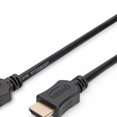 "DIGITUS HDMI-Kabel A->A Ethernet St/St 4K 3.0m schwarz gold"