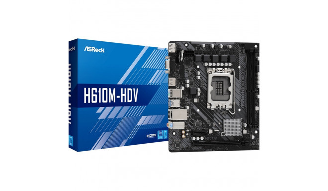 ASRock emaplaat H610M-HDV DDR4 1700