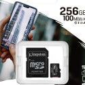 256GB Kingston Canvas Select Plus MicroSDXC 100MB/s +Adapter