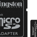 128GB Kingston Canvas Select Plus MicroSDXC 100MB/s +Adapter