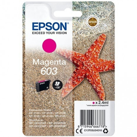 "Epson Tinte 603 C13T03U34010 Magenta bis zu 130 Seiten"