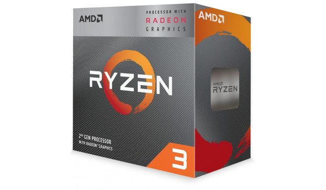 "AMD AM4 Ryzen 3 Box 4 Core 3200G 3,6 GHz MAX Boost 4,0GHz 4MB Cache 65W Radeon Vega 8 Graphic with 