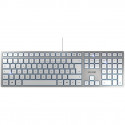 Cherry KC 6000 SLIM Tastatur USB Silber QWERTZ DE