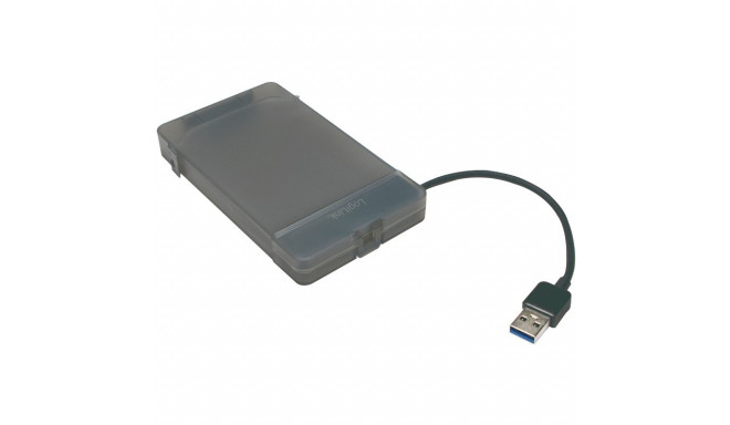 "LogiLink AU0037 Speicherlaufwerksgehäuse 2.5 Zoll HDD / SSD-Gehäuse Grau"