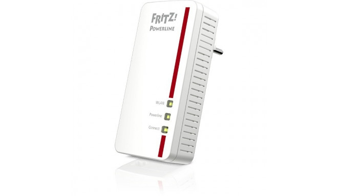 "AVM FRITZ! Powerline 1260E 1200Mbit/s Eingebauter Ethernet-Anschluss WLAN white 1Stück(e) Single"