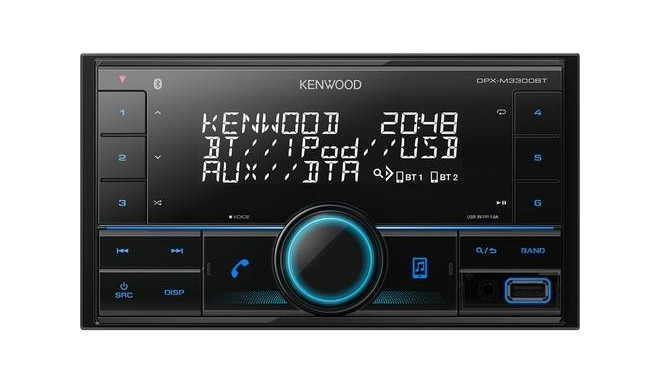 Kenwood DPX-M3300BT car media receiver Black 200 W Bluetooth