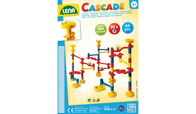 Cascade Marble track Kiga with 20 balls