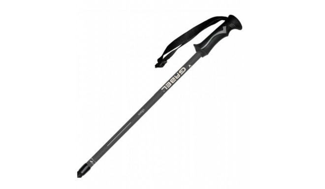 Gabel Cilaos Ardesia Telescopic trekking poles, 68-142cm, Black