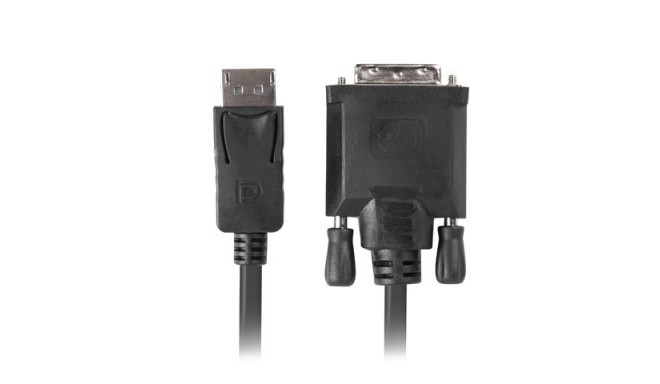 Lanberg CA-DPDV-10CU-0010-BK videoadapter 1 m DisplayPort DVI-D must