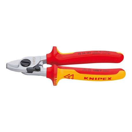KNIPEX kääridega vask- ja alumiiniumkaablite ning -juhtmete lõikamiseks 165mm Fi=15mm / 50mm2