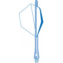 Darts shafts UNICORN Slikstik Aliuminium Orange Medium 3 vnt 