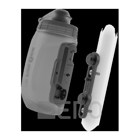 Fidlock joogipudel ja rattahoidik Twist Bottle 450 + Bike Base, läbipaistev must