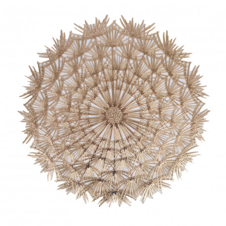 Placemat DANDELION D38cm, golden