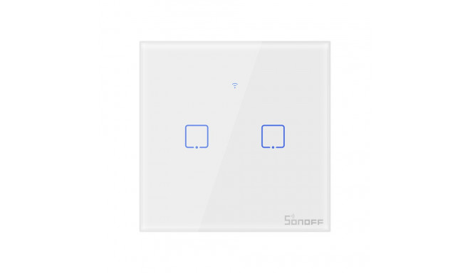 Smart Switch WiFi + RF 433 Sonoff T1 EU TX (2-channel)