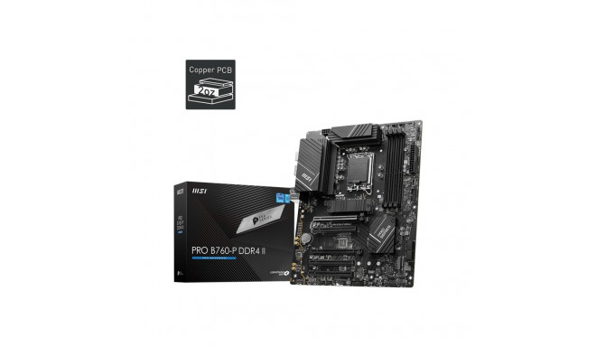 Motherboard PRO B760-P DDR4 II s1700 4DDR4 DP/HDMI ATX