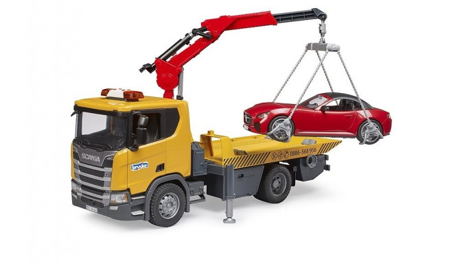 Bruder Scania Super 560R Roadside assistance tow